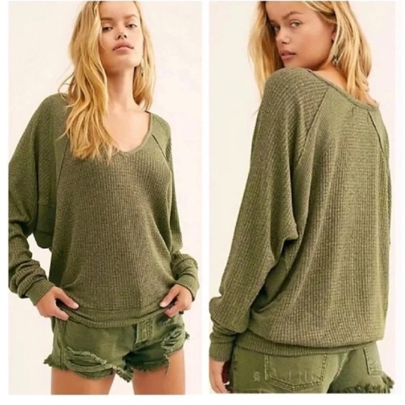 Free People Tops - NWT Free People Santa Clara thermal ferngully